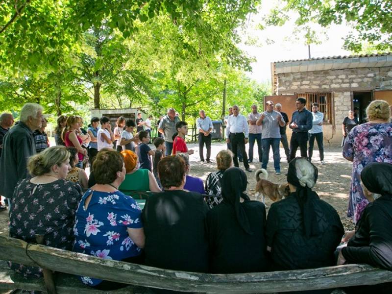 გარემოს დაცვისა და სოფლის მეურნეობის მინისტრის მოადგილე  ცაგერის მუნიციპალიტეტის სოფელ...